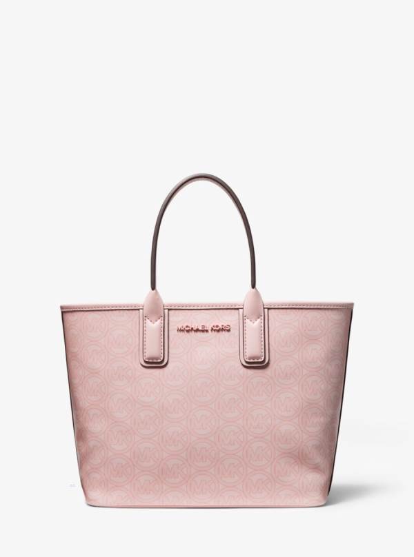 Damske Prenosná Taška Michael Kors Jodie Small Logo Jacquard Ruzove - Kabelky Michael Kors Obchod | FCIKR-2014